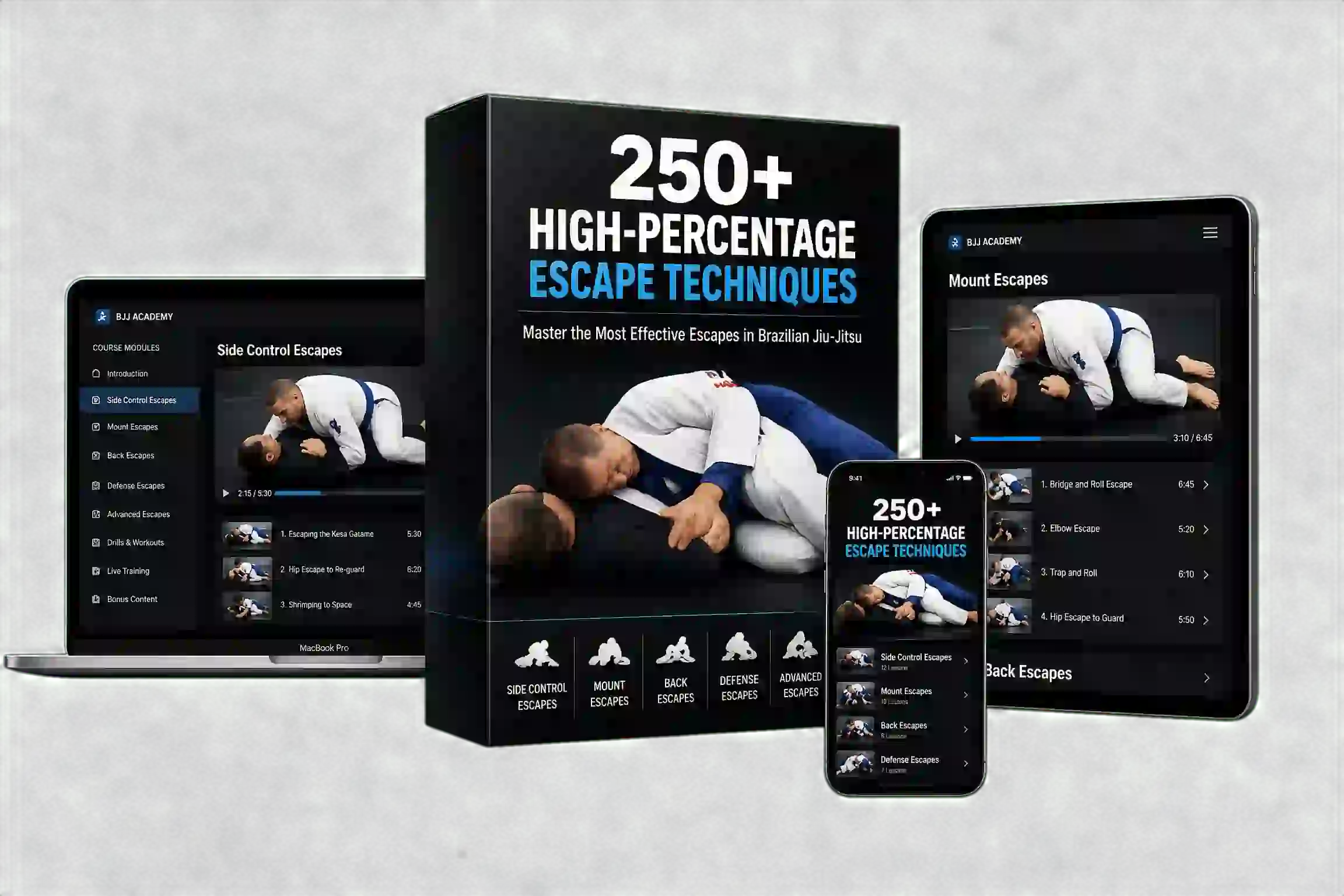250+ High-Percentage Escape Techniques premium mockup